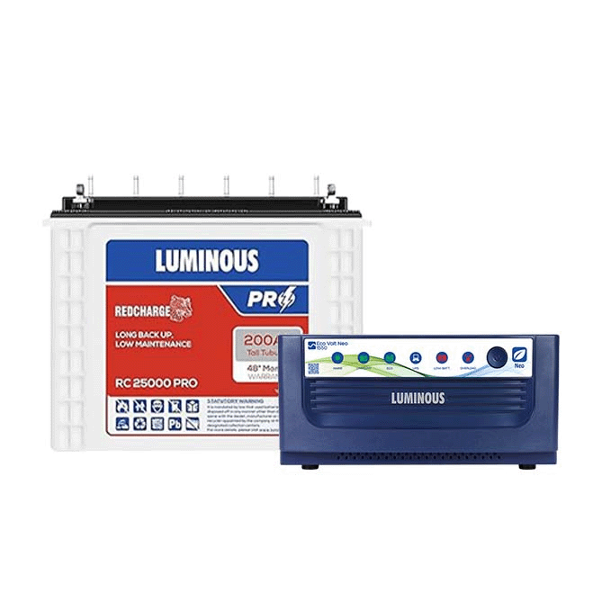 Combo - Eco Volt Neo 1550 with RC 25000 PRO  | Luminous